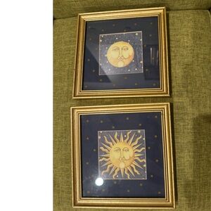 Mary Beth Zeitz Sun and Moon Framed Art Set